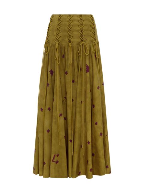 ALÉMAIS Astro Skirt Olive