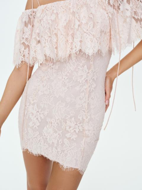 For Love & Lemons Rosa Puff Sleeve Mini Dress