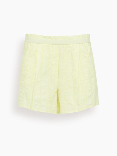 forte_forte Les Fleurs Embroidery Popline Shorts in Light