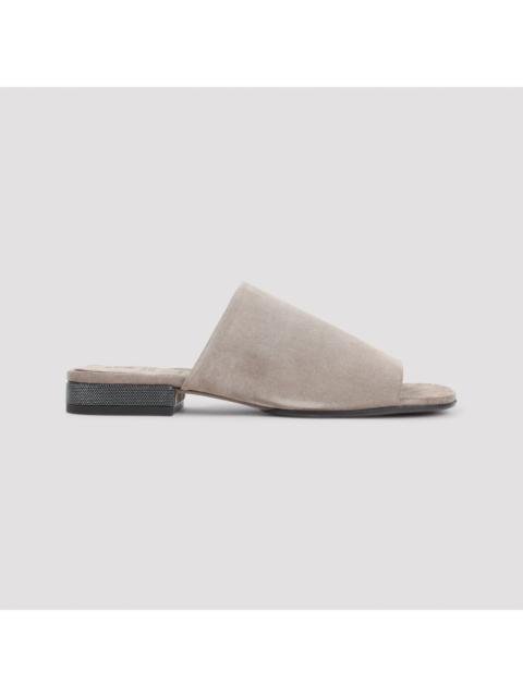 Brunello Cucinelli Brunello Cucinelli Suede Flat Sandals