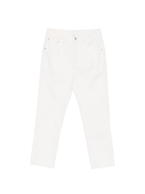 Brunello Cucinelli button-fastening jeans