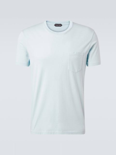 Cotton and silk jersey T-shirt