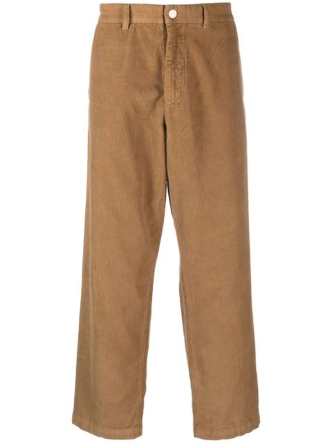 RANRA corduroy straight-leg trousers