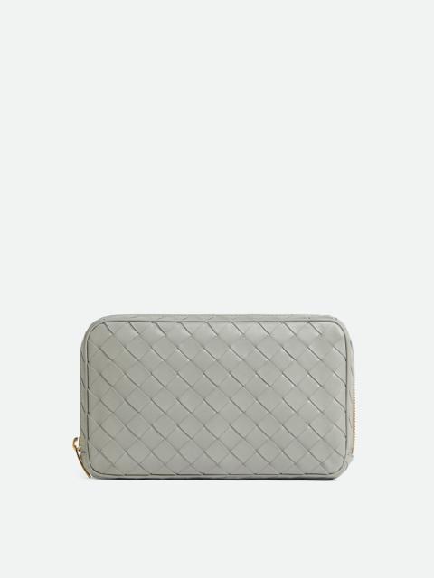 Bottega Veneta Medium Intrecciato Zippered Pouch