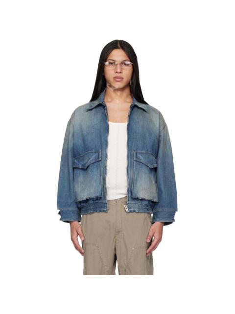 MM6 Maison Margiela Blue Denim Sports Jacket