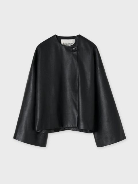 Rodebjer Jacket Cleo Rec Leather Black
