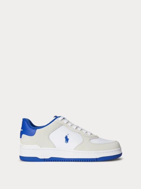 Polo Ralph Lauren Masters Court Nubuck-Paneled Sneaker