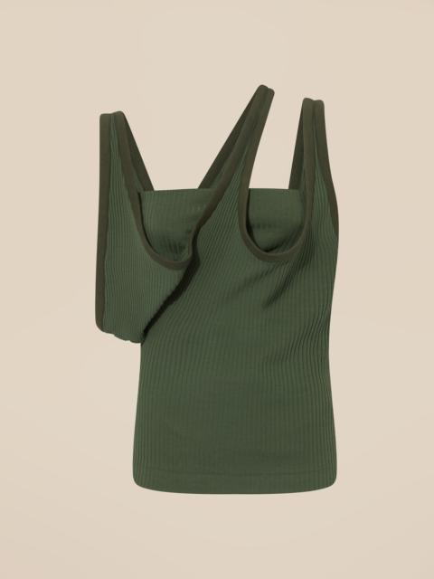 THE ATTICO IVY GREEN TOP