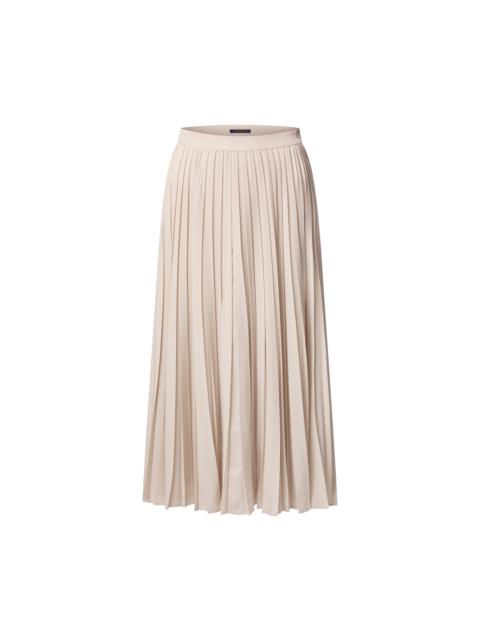 Louis Vuitton Monogram Accent Pleated Skirt
