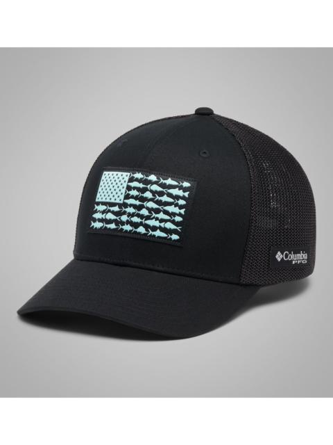 Columbia PFG Fish Flag Mesh Ball Cap