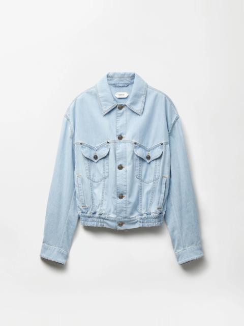 VERSACE Chambray Denim Blouson