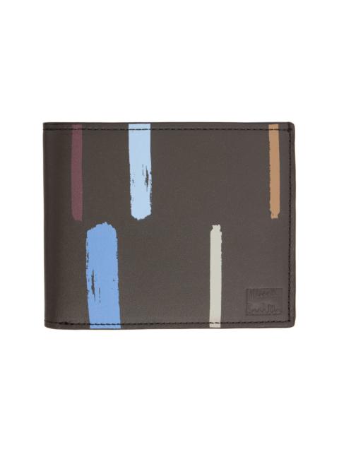 Paul Smith Brown Striped Wallet