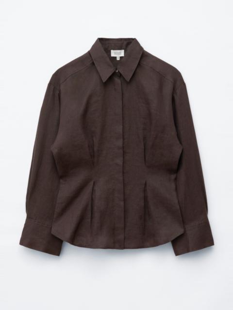 & Other Stories Pleated-Waist Linen Shirt
