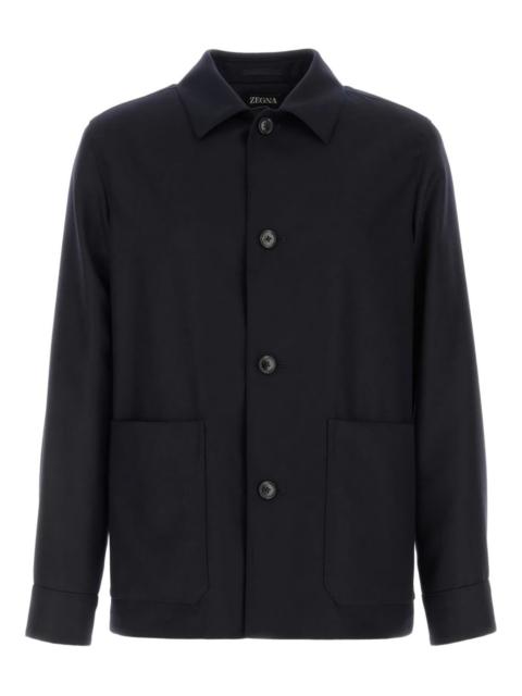 ZEGNA pocket button overshirt