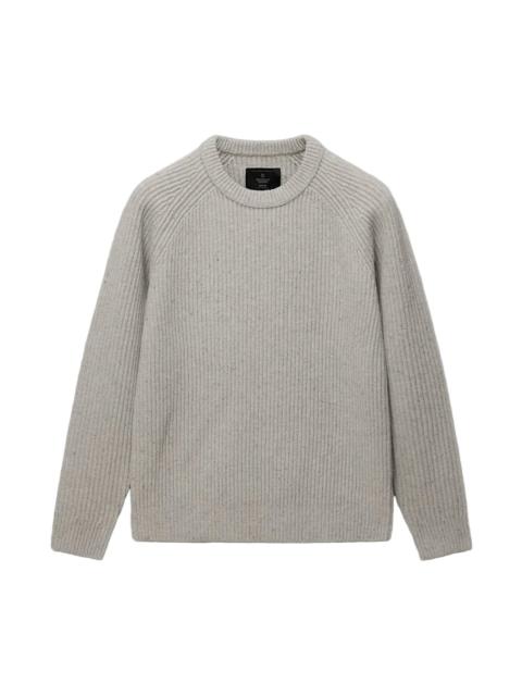 Reigning Champ Merino Kenny Crewneck Nep Heather Grey