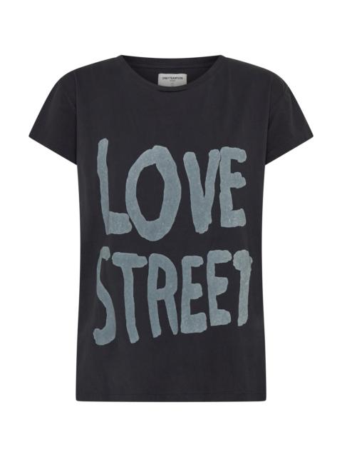 ONE TEASPOON Love Street Classic Tee - Stone Wash Black