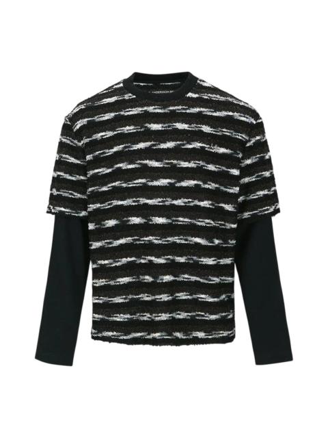 Andersson Bell Unisex Stripe Layered Sweater