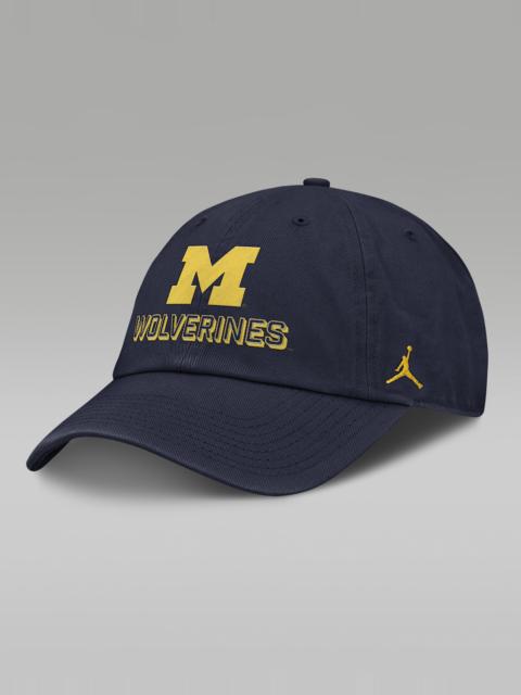 Jordan Michigan On-Field Club Gameday Men's Jordan Brand College Adjustable Hat
