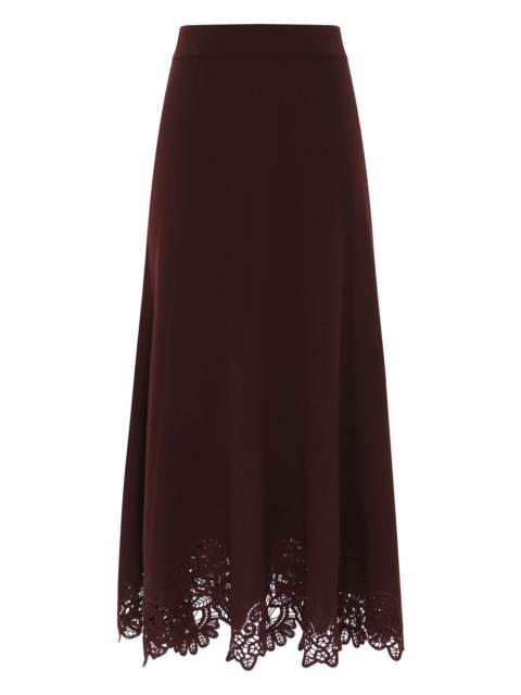 Zimmermann VALIANT MERINO LACE SKIRT