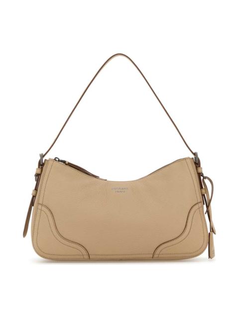 Prada Beige Leather Shoulder Bag