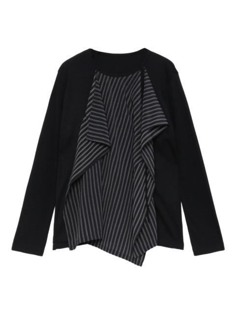 Y's ruffled striped top