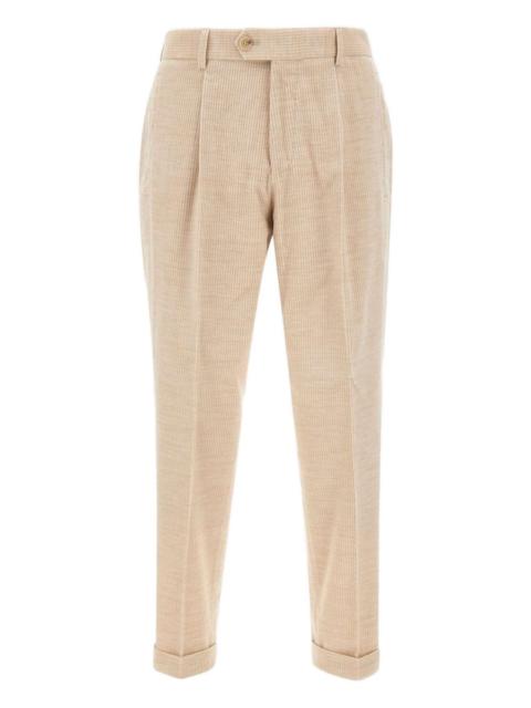 BOSS pleated corduroy trousers
