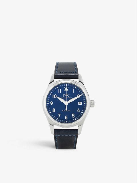 IWC Schaffhausen IW324008 Pilot stainless-steel and leather automatic watch