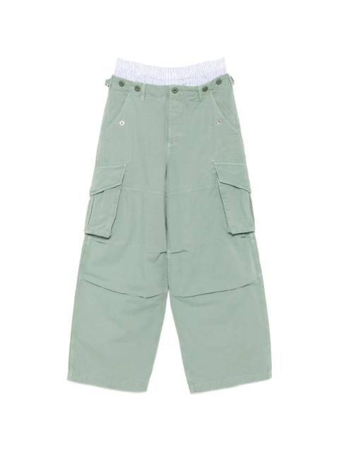 Alexander Wang Alexander Wang Layered-waistband Cargo Pants