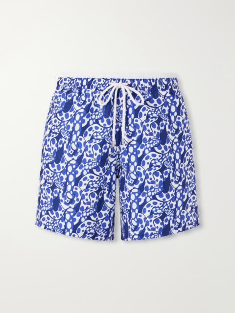 Vilebrequin Moka Straight-Leg Mid-Length Printed Recycled Shell Swim Shorts
