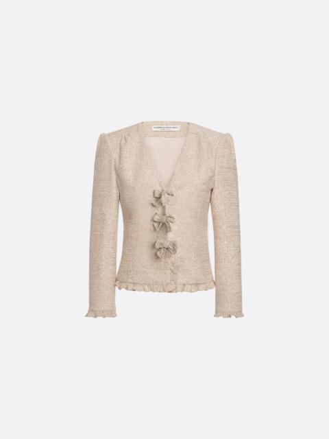 Alessandra Rich SEQUIN TWEED JACKET