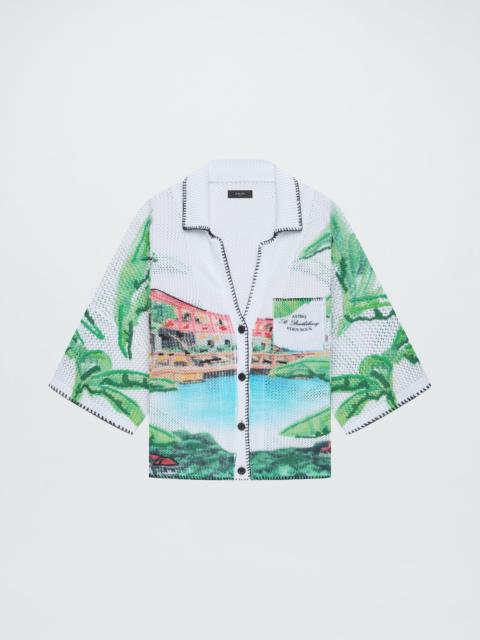 AMIRI EDEN ROCK CROCHET SHIRT