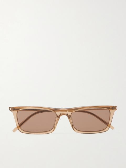 SAINT LAURENT SL 890 Betty Rectangular-Frame Acetate Sunglasses
