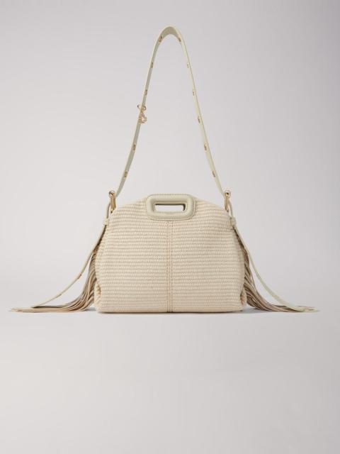 maje Raffia effect Miss M Mini bag