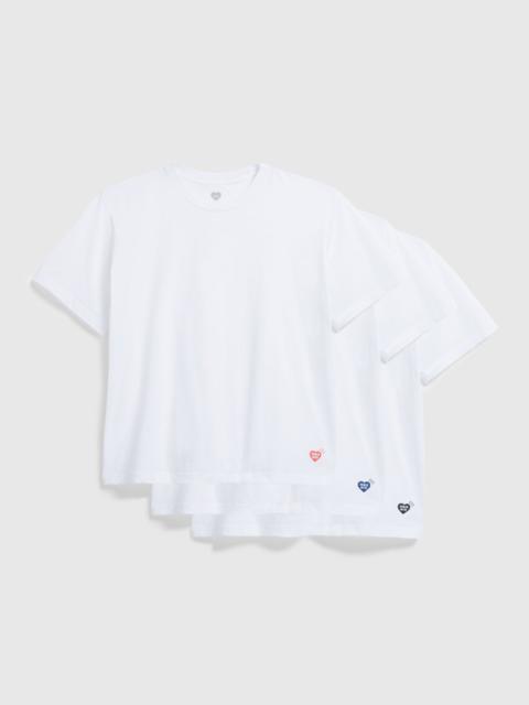 Human Made – 3 Pack T-Shirt Set White