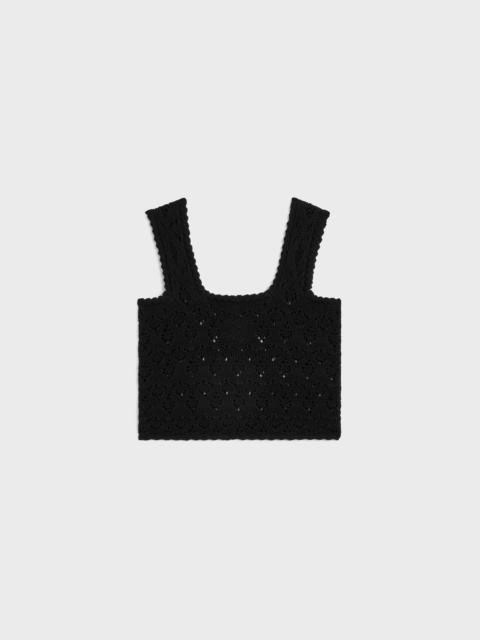 CELINE top IN cotton pointelle