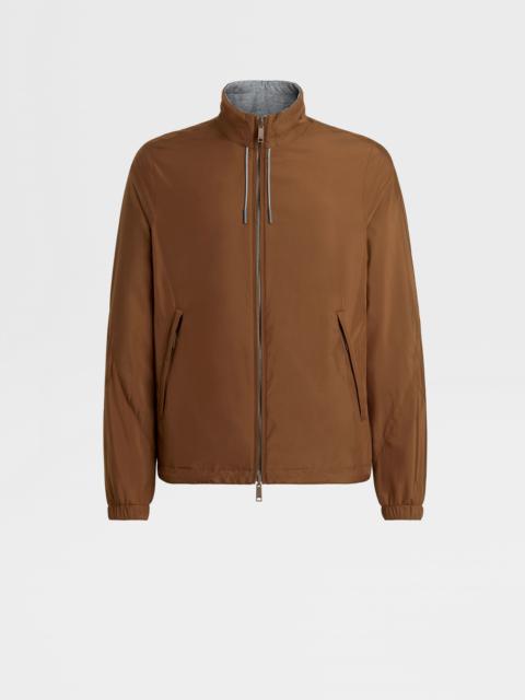 ZEGNA TECHNICAL FABRIC REVERSIBLE BREZZA BLOUSON