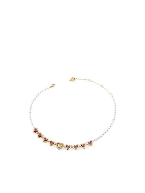 GUESS USA Beloved heart-motif necklace