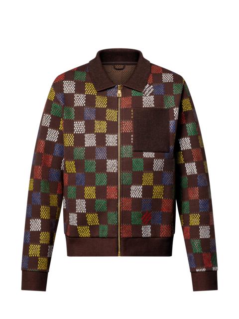 Louis Vuitton Jacquard Damier Cotton Jersey Blouson