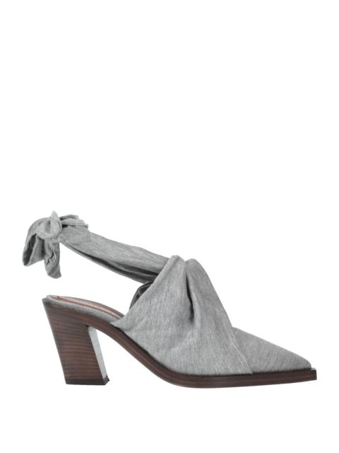 Grey Women's Mules And Clogs
