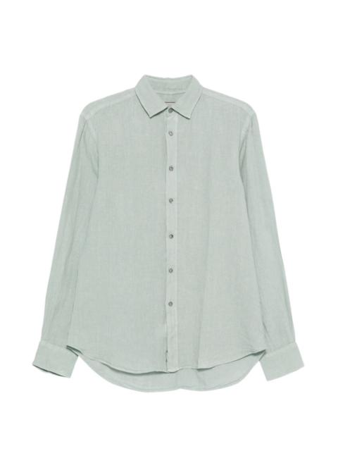 Canali point-collar shirt