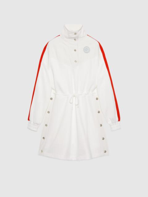 GUCCI Technical jersey dress with Web