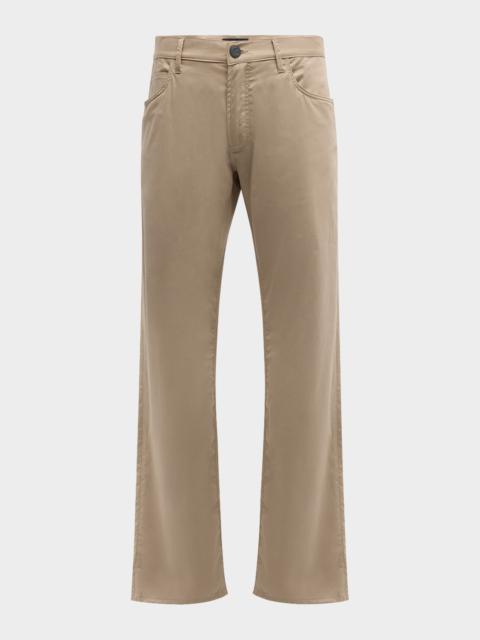 GIORGIO ARMANI Men's Cotton-Silk Stretch Pants