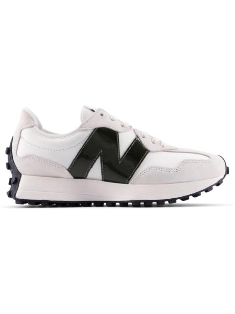 New Balance 327 White Dark Green (Women's)