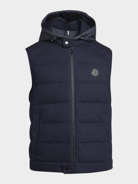 Moncler Men's Rezila Cashmere Down Vest