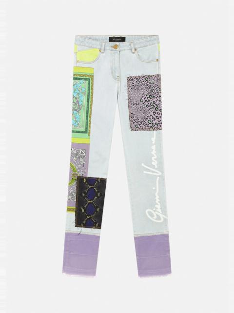 VERSACE Patchwork Jeans