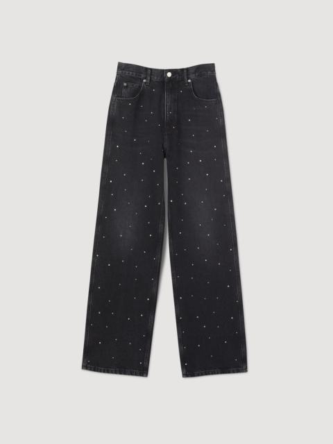 Sandro RHINESTONE JEANS