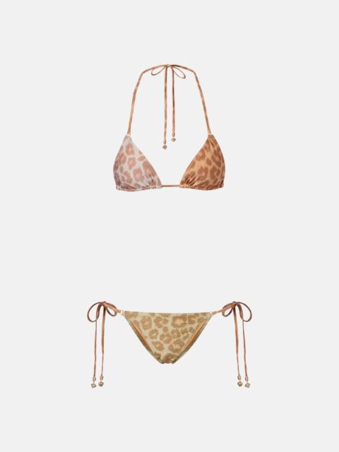 Zimmermann Awaken metallic-effect bikini
