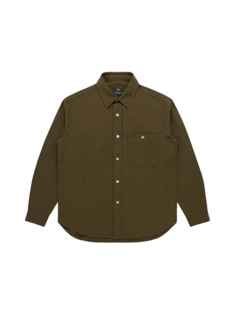 Knickerbocker Jones Cotton & Linen Shirt Olive
