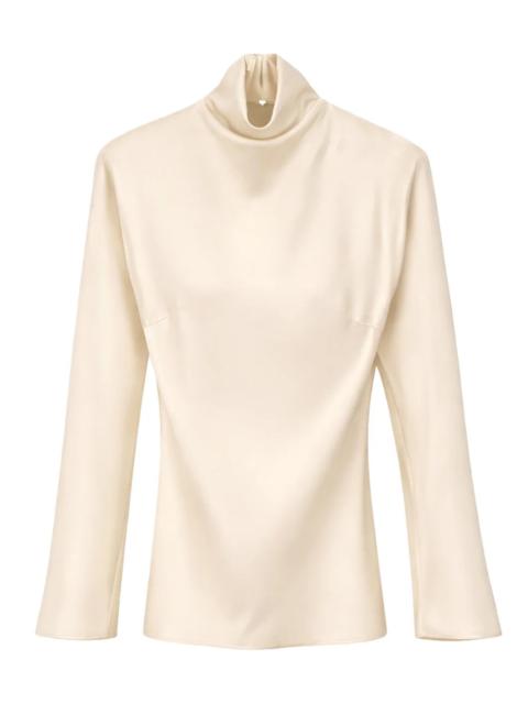 RÓHE SATIN WAISTED TOP