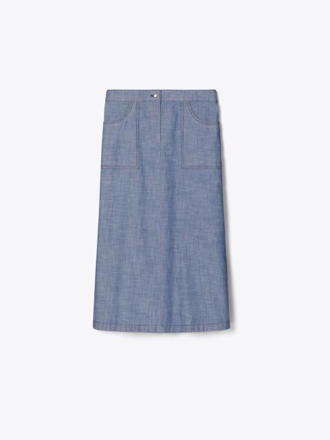 TORY BURCH Cotton Camp Skirt